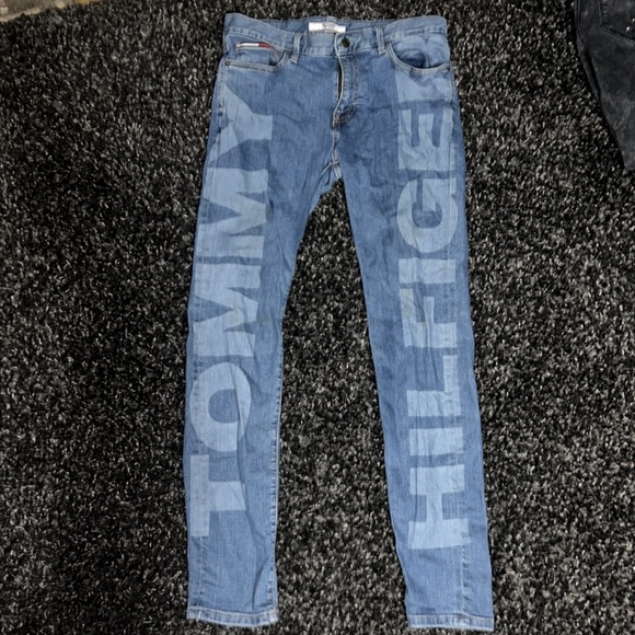 Tommy Hilfiger Spellout Jeans - Picture 1 of 8